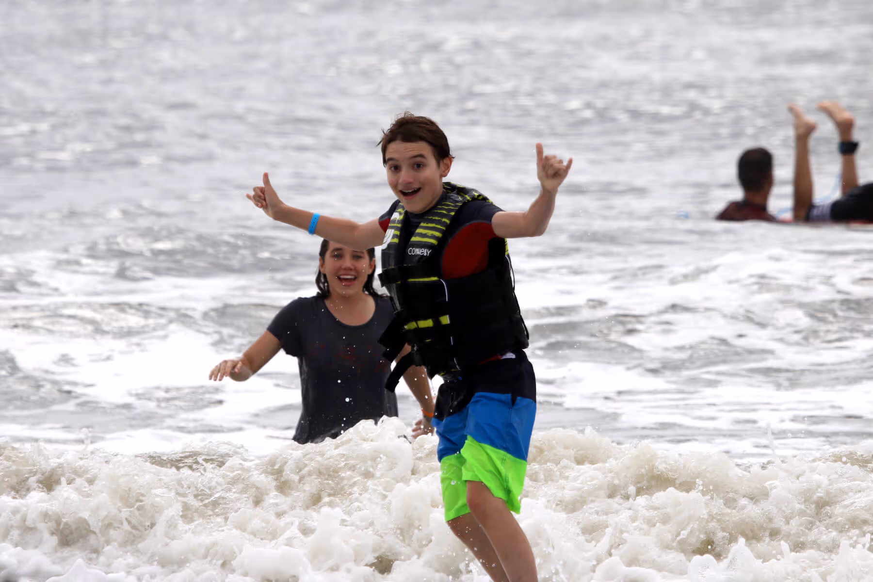Heal Autism Now 2019 Surf Camp Surfing Thumbs Up