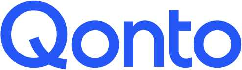 Blue logo of Qonto