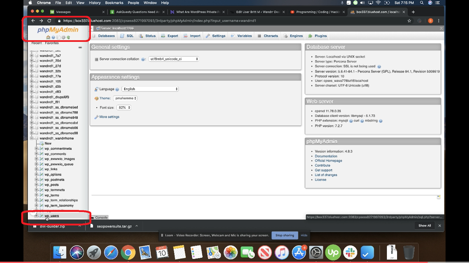 You can also use the User Role Editor plug-in to change your Username, but using the Wordpress Dashboard is easier. I can list out instructions for the User Role Editor plug-in in the comment section to help you further.Another way to change your username is if you have access to your Hosting. You can go to “phpMyAdmin” and go to “wp_users”. It will list out all your existing users. Just click and edit your user, then hit save. I cannot show you in detail as it displays sensitive information.