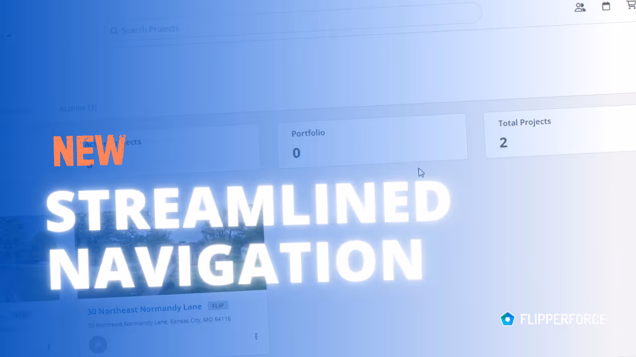 Streamlined Navigation: New Top Navigation and Project Search!