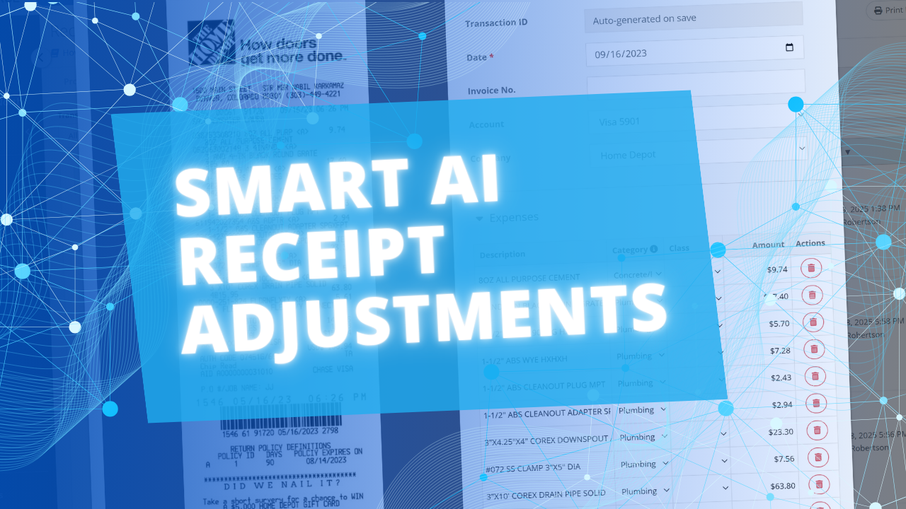 New: Smart "Adjustment" Flags for AI Receipts