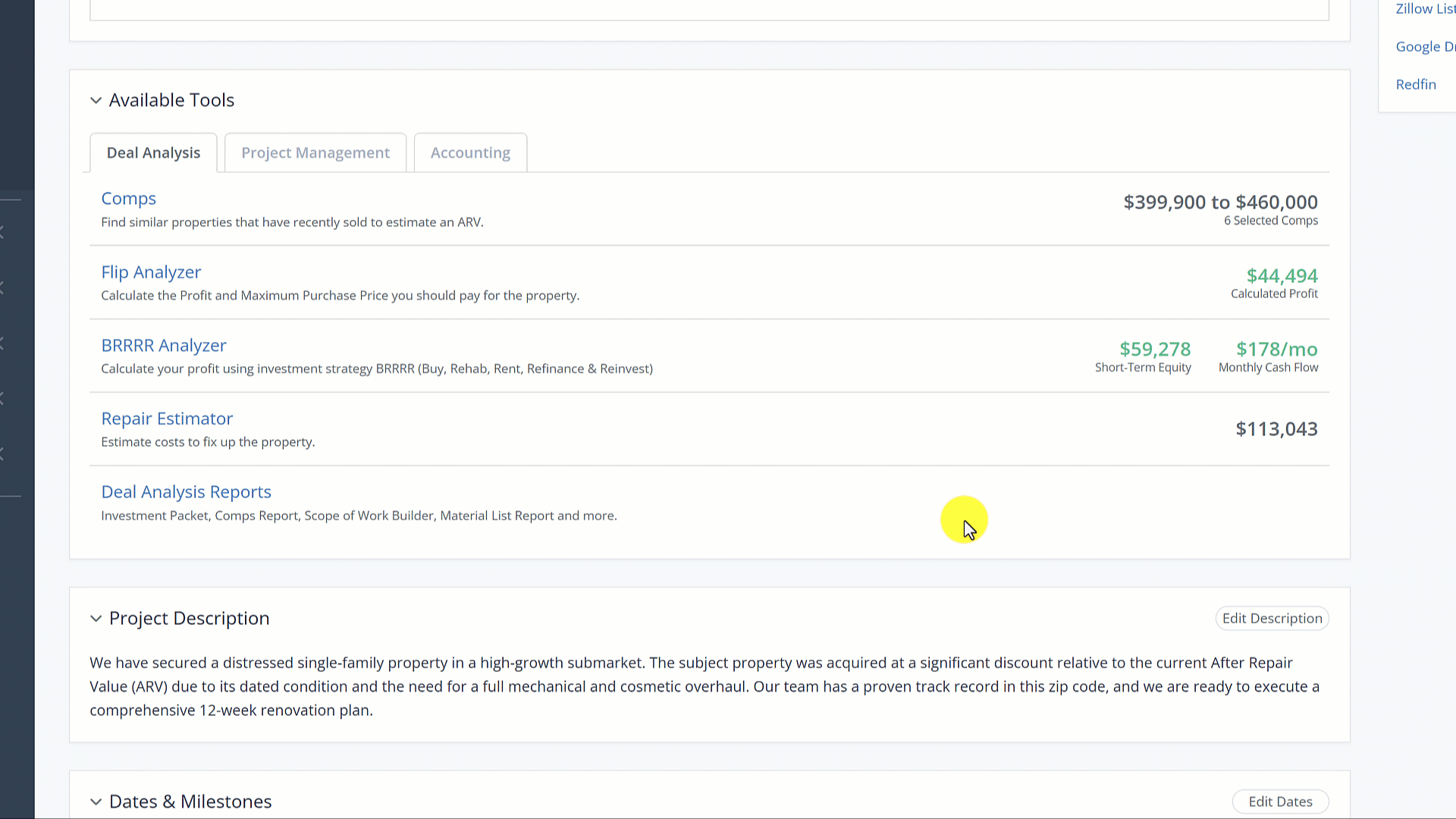 Available Tools Feature