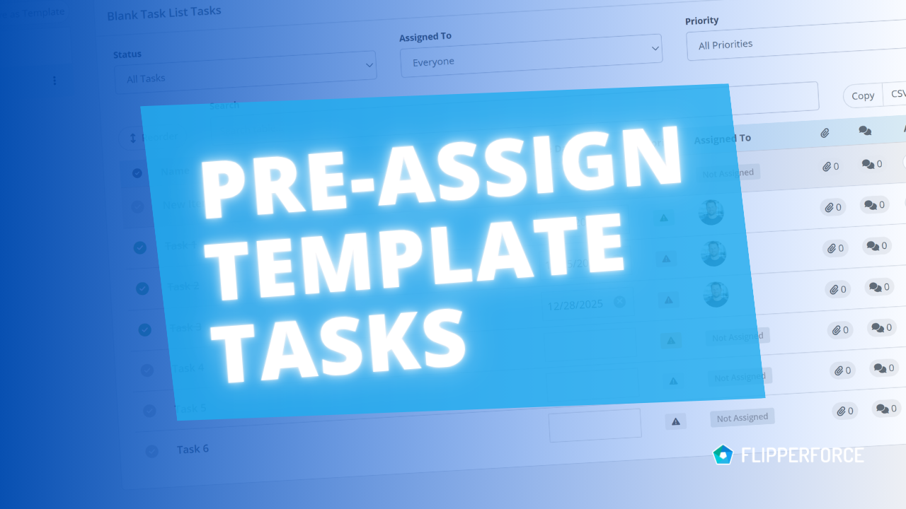 Pre-Assign Team Members in Your Task Templates