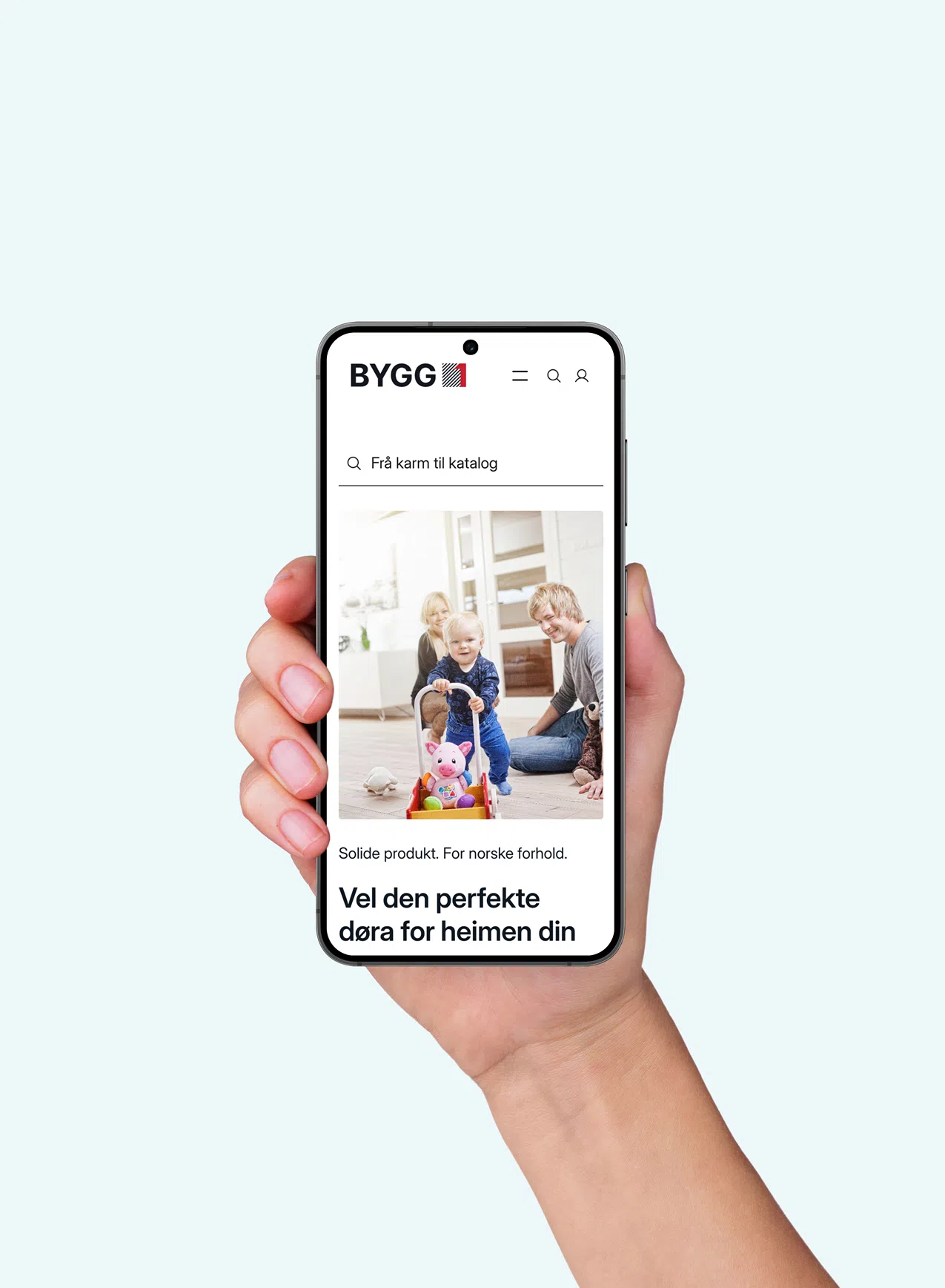 Valgt typografi i designfasen