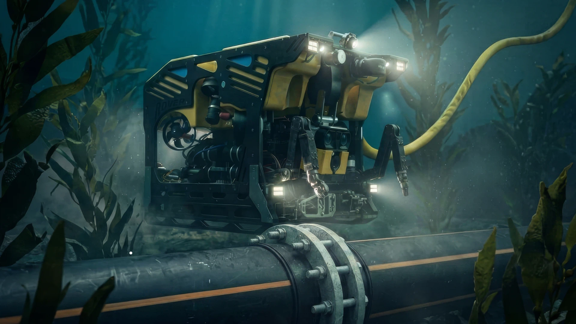 Industriell dykker og ROV fartøy