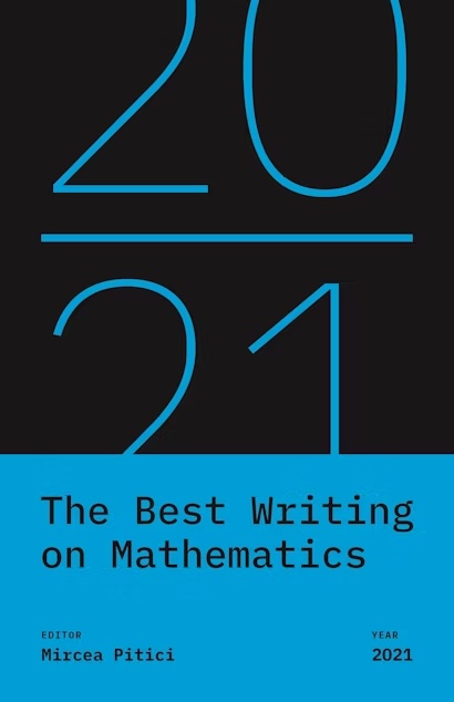 Cover art for The Best Writing on Mathematics in 2021. Published by Princeton University Press.