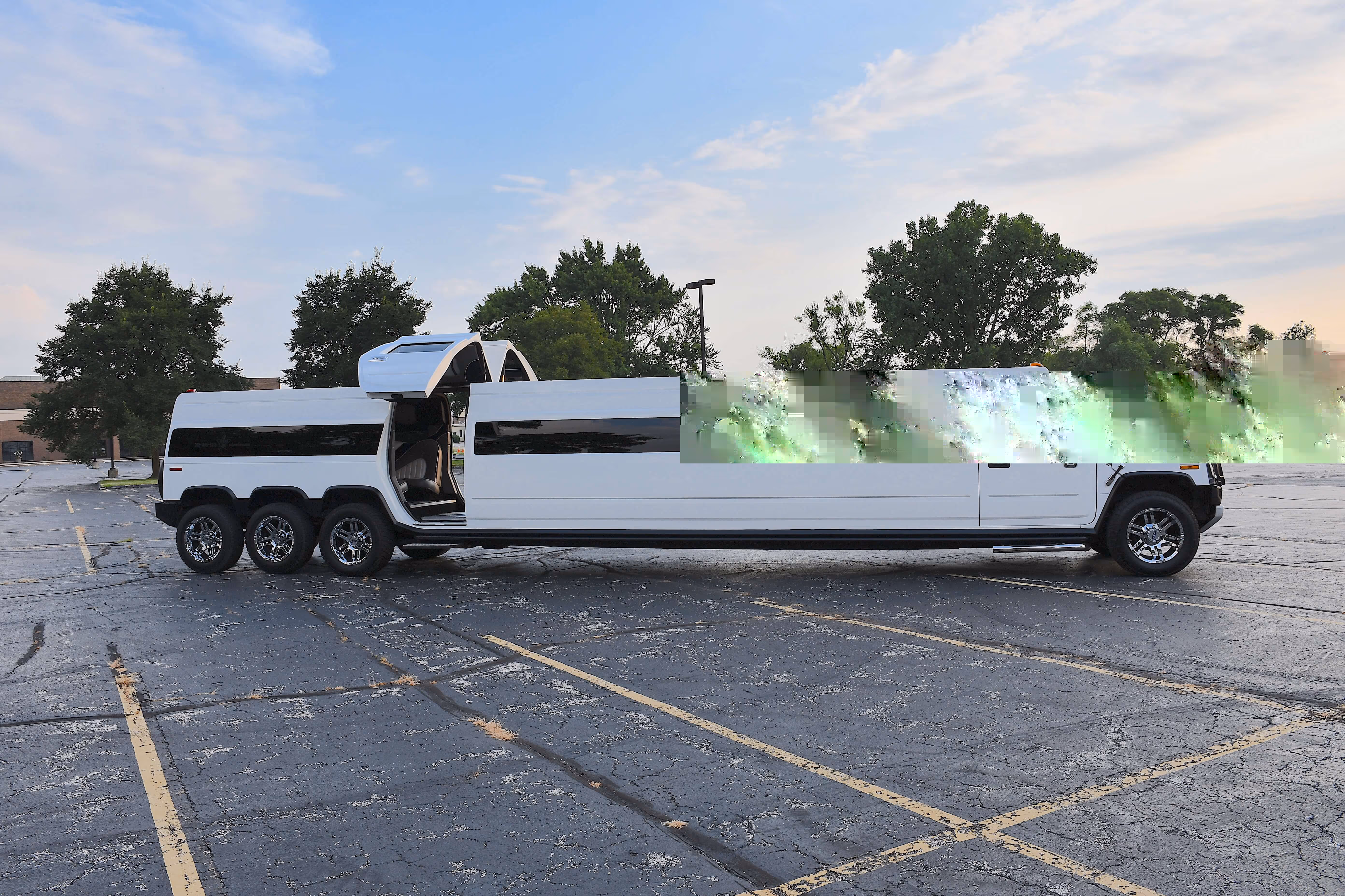 Hummer limo provided by A Stars Limo