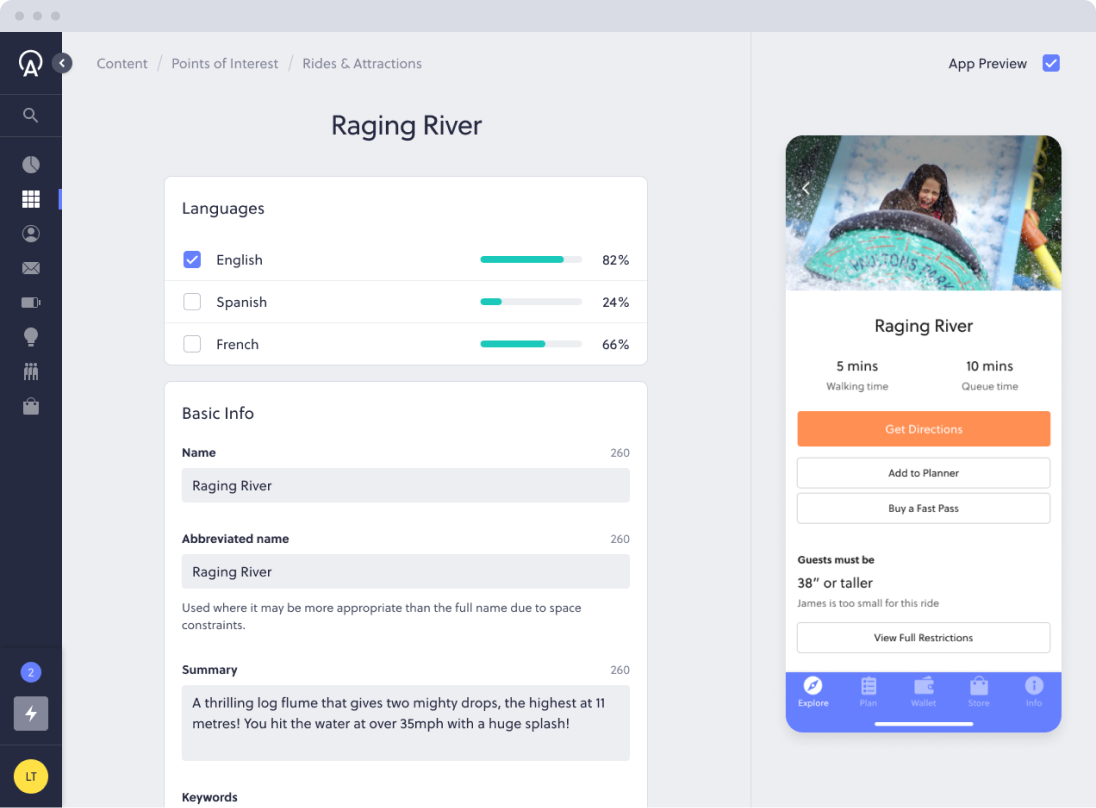 App content management