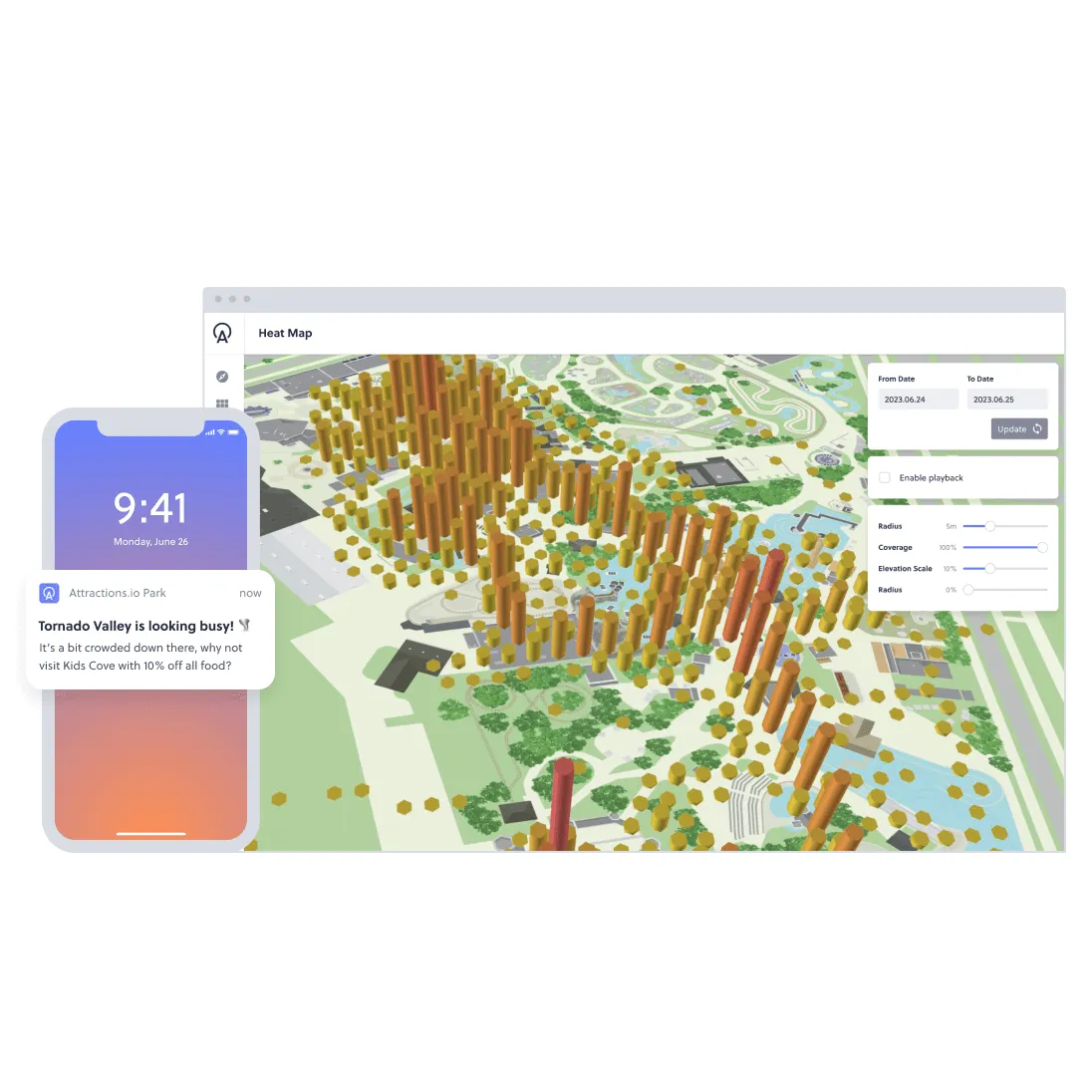 heat map platform to aid message choice