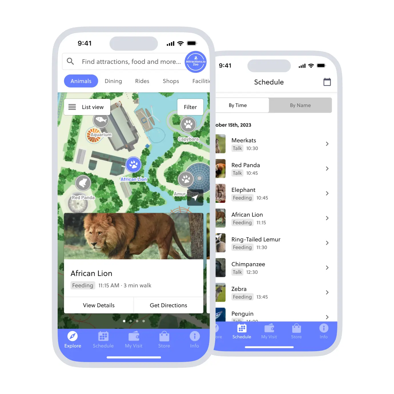 mobile apps for zoos and wildlife attractions