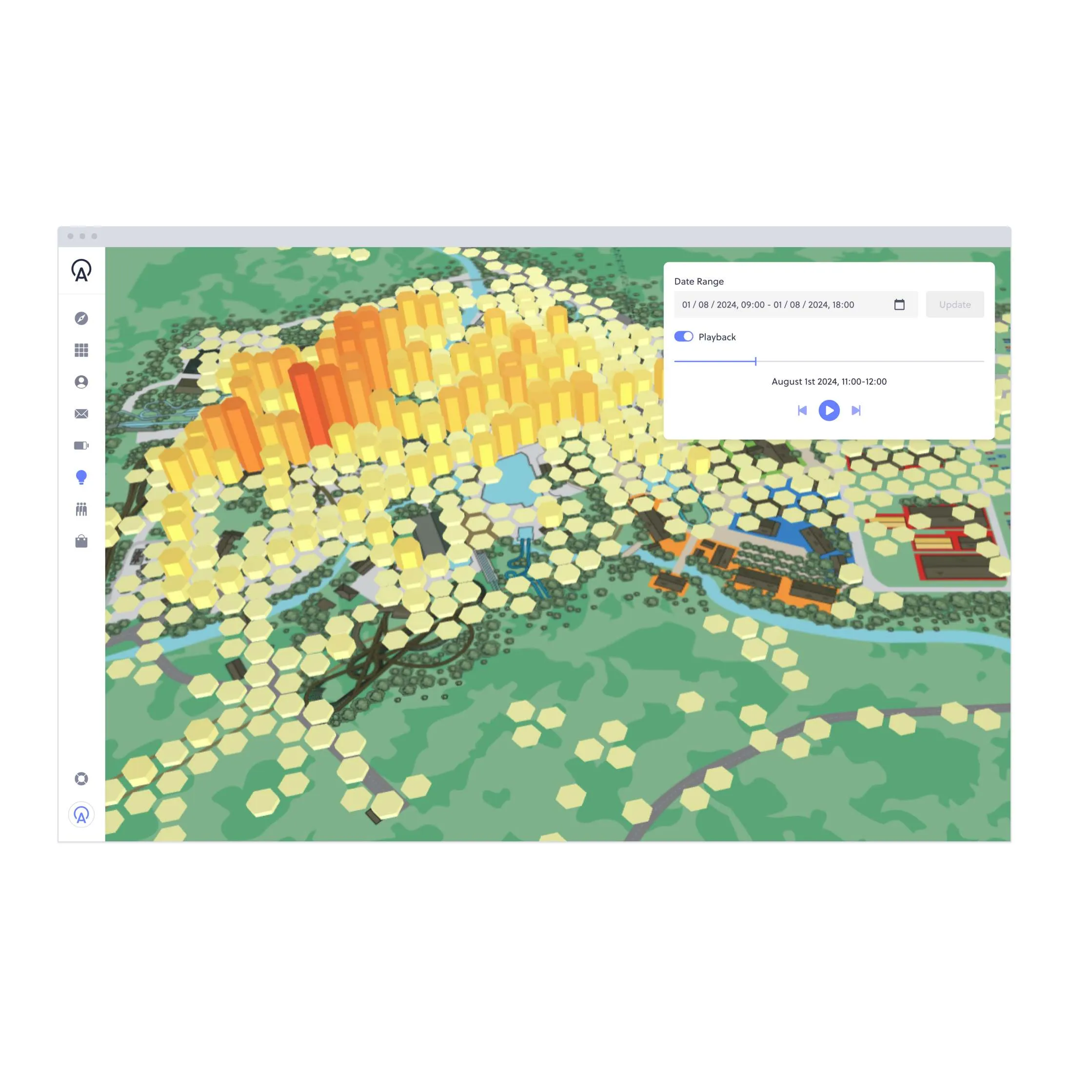 interactive heat map
