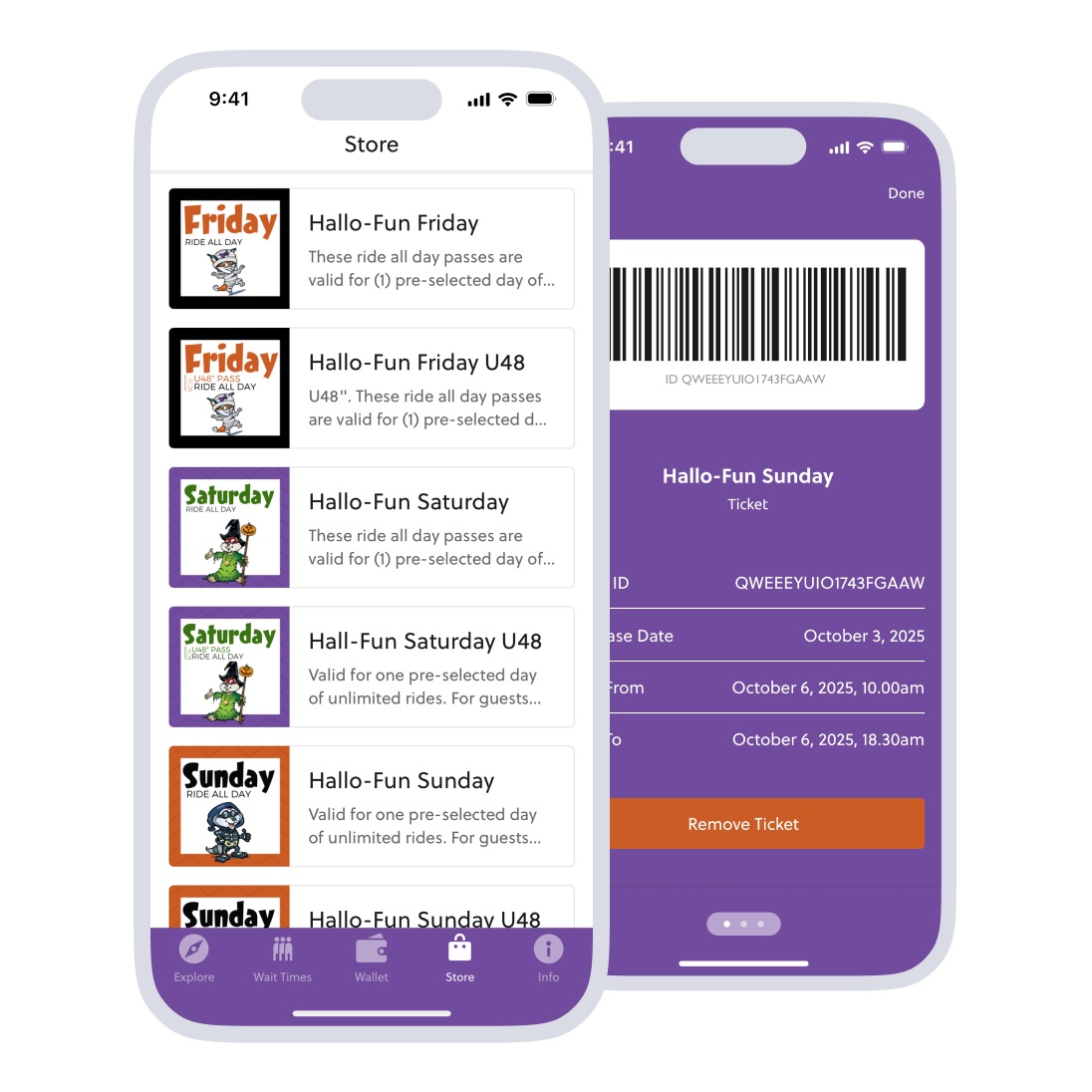 Native ticketing and mobile wallet at Knoebels