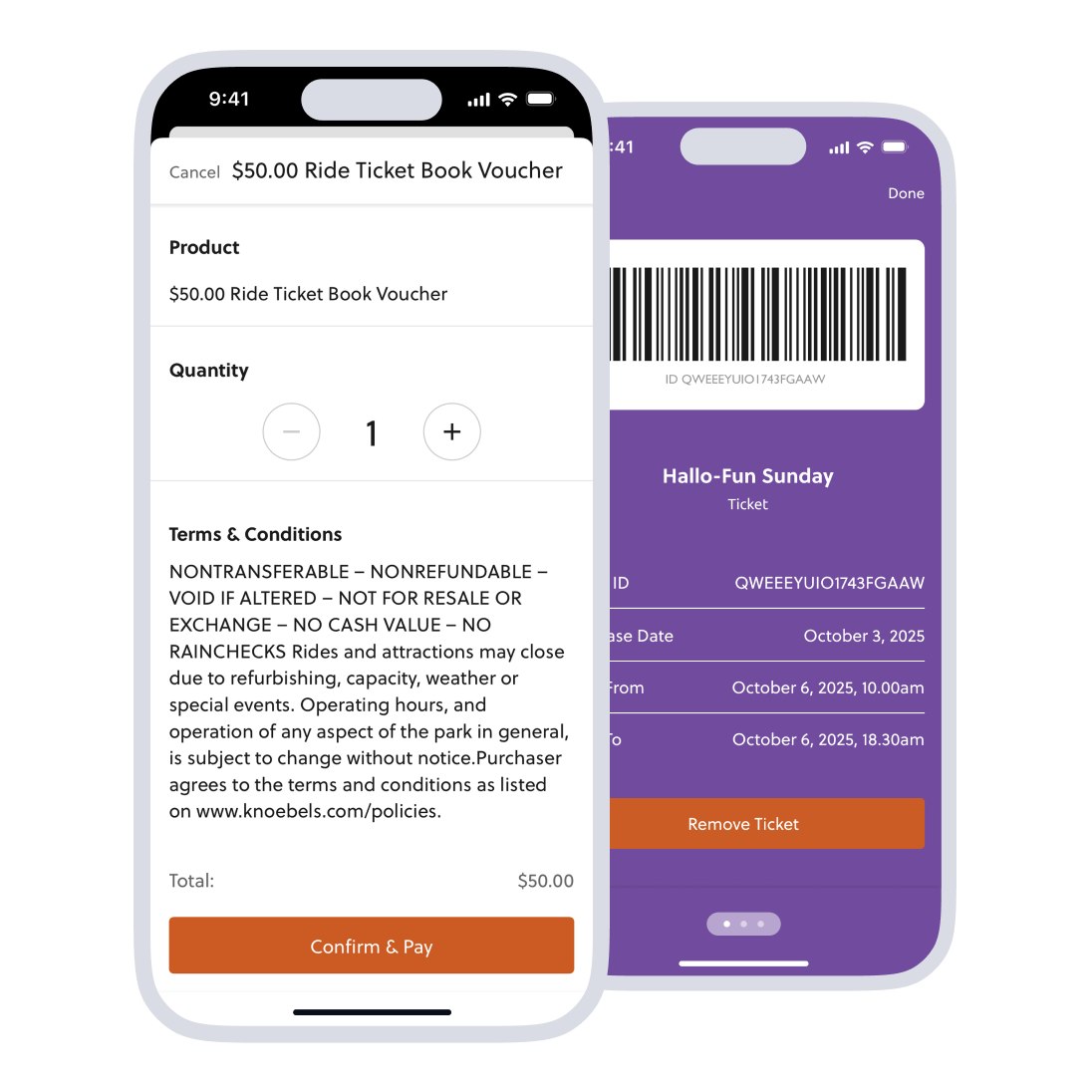 Native ticketing and mobile wallet at Knoebels