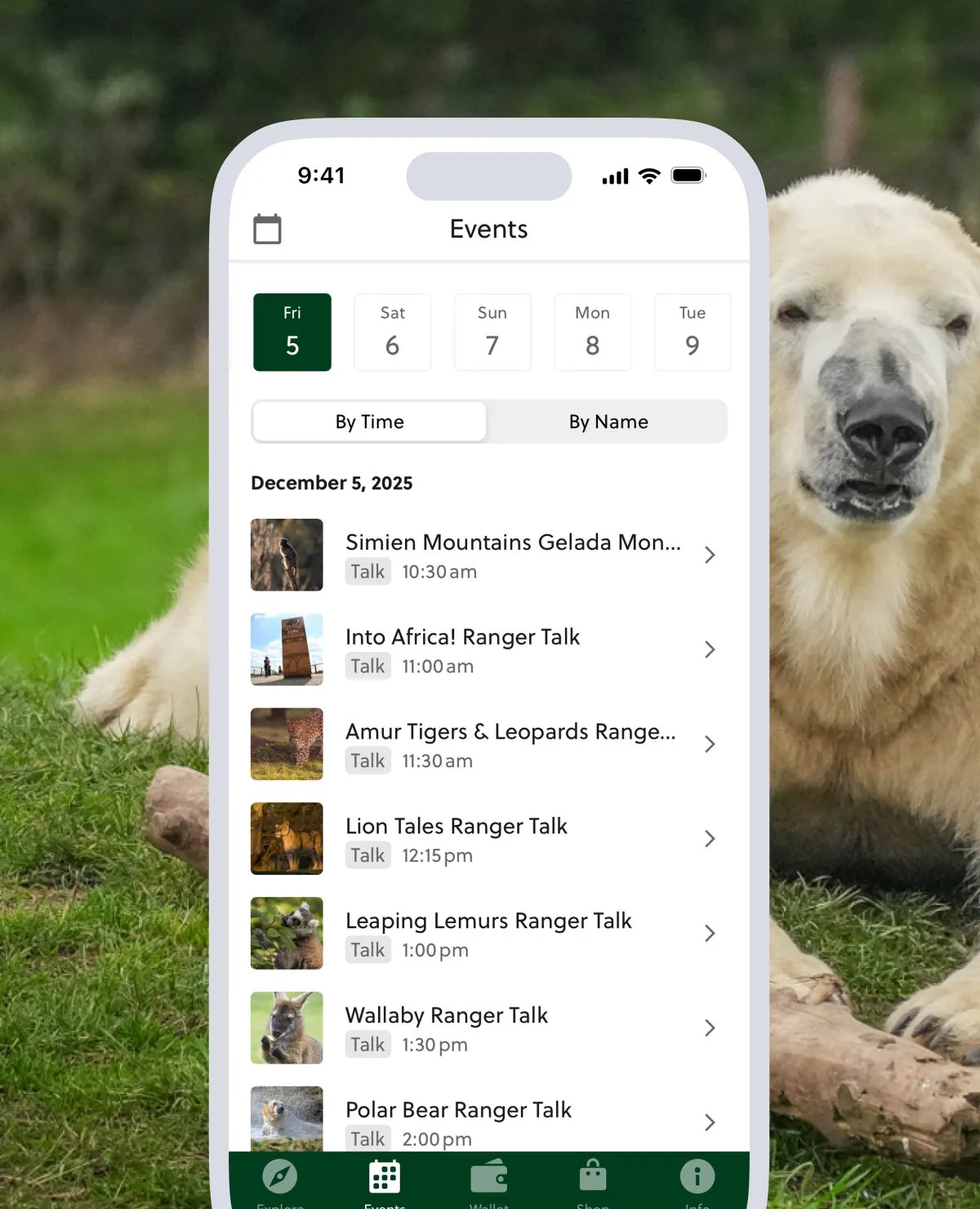 Yorkshire wildlife park mobile app provider