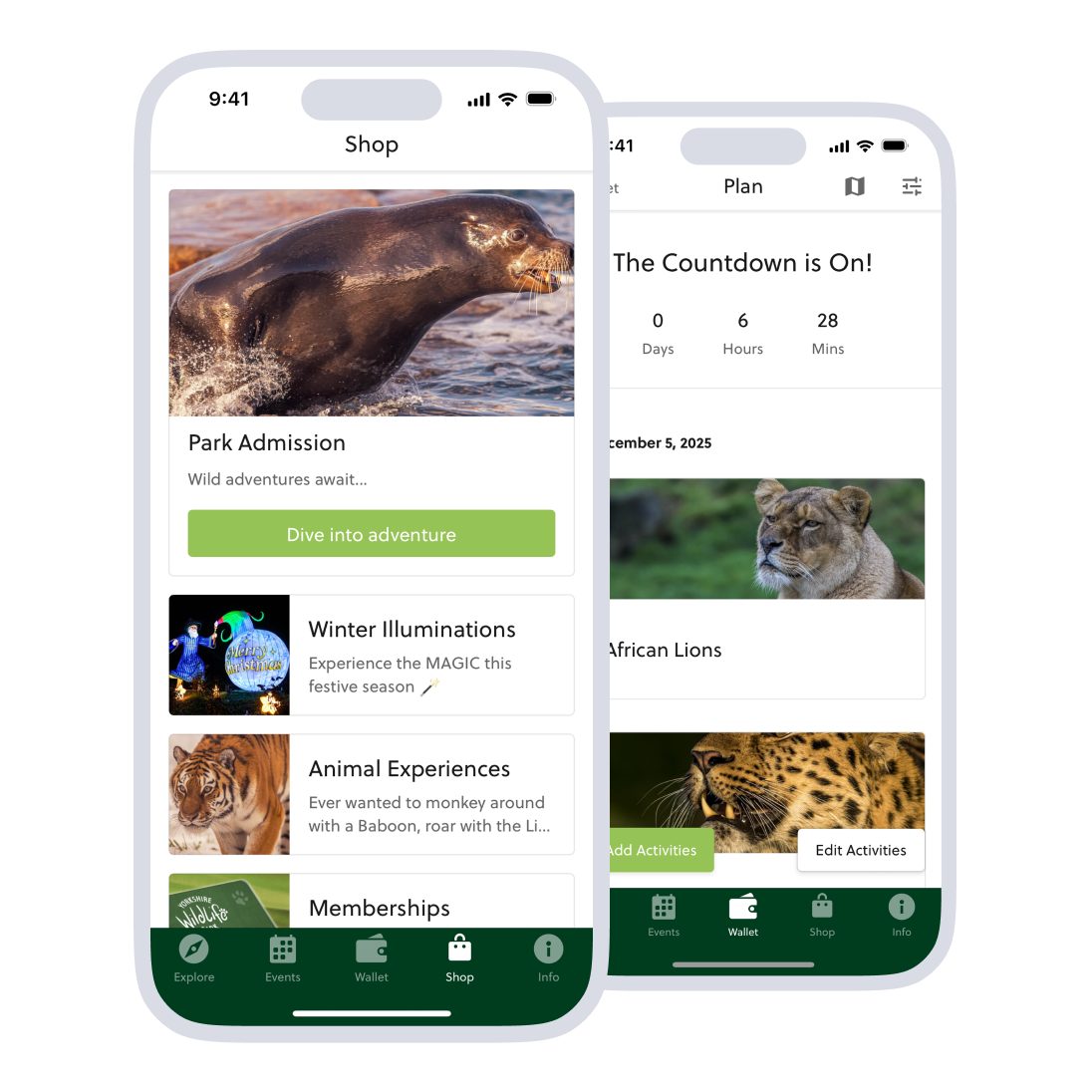 Mobile app store and planner