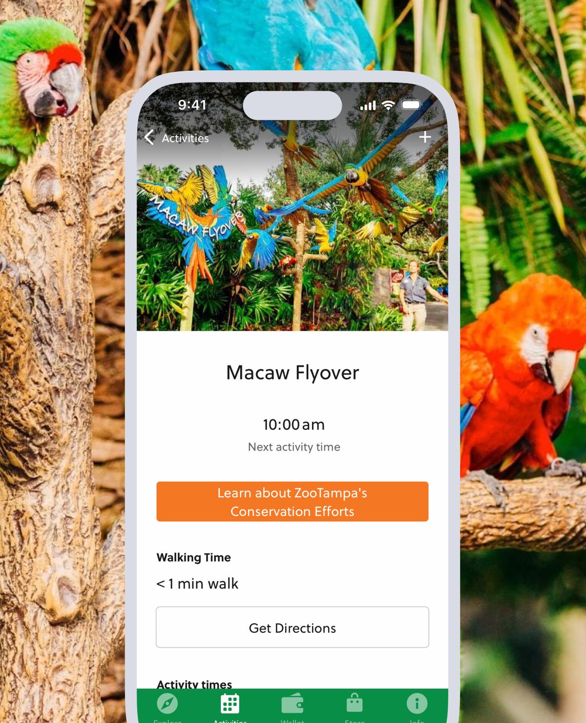 Mobile app for ZooTampa provider