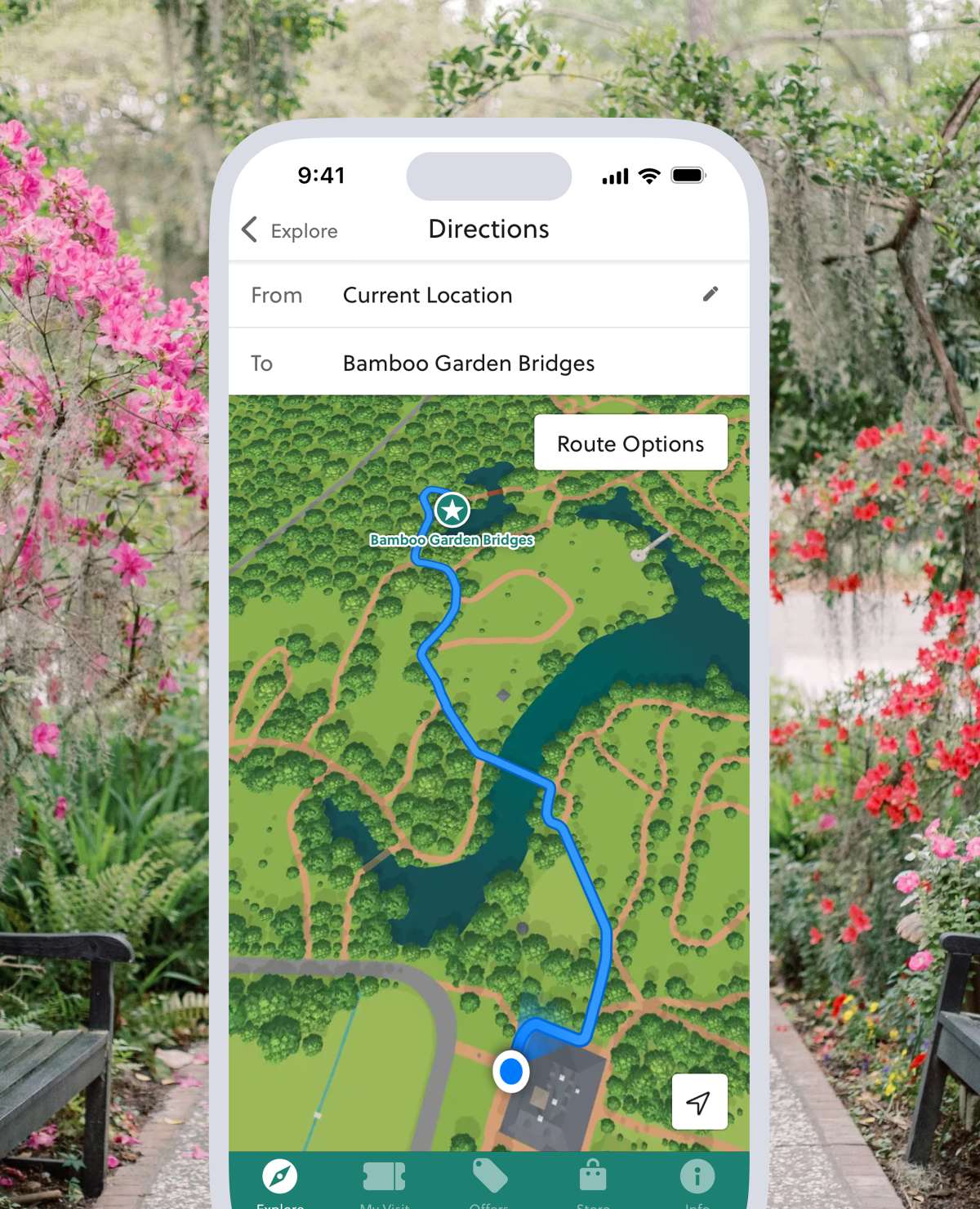 directions at magnolia gardens