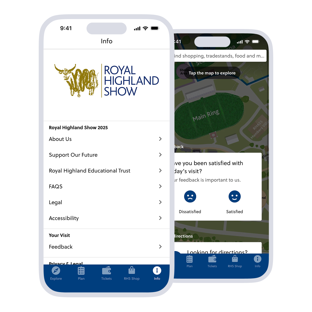 Royal highland show information and feedback for team