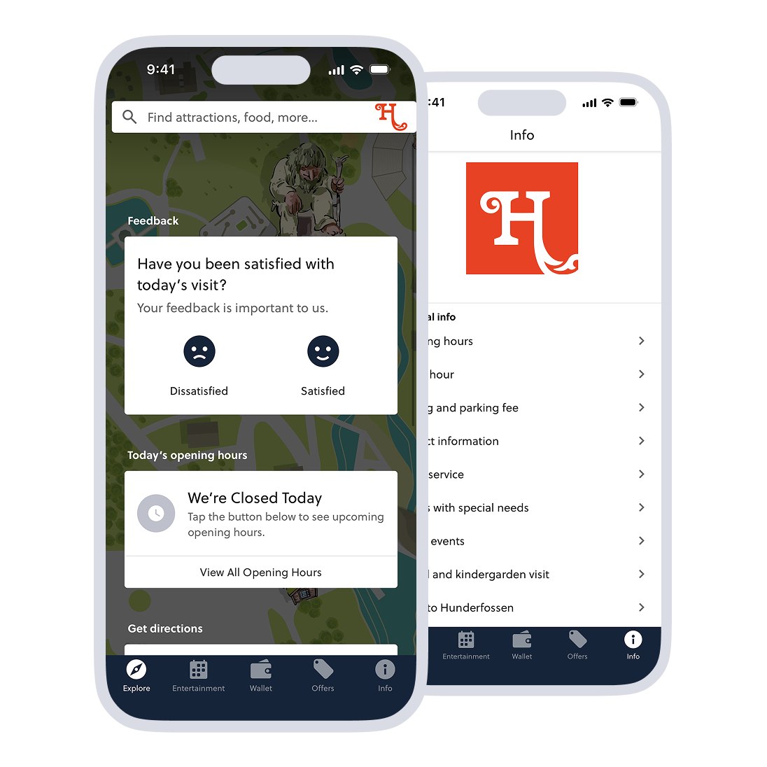 Hunderfossen mobile app feedback and info