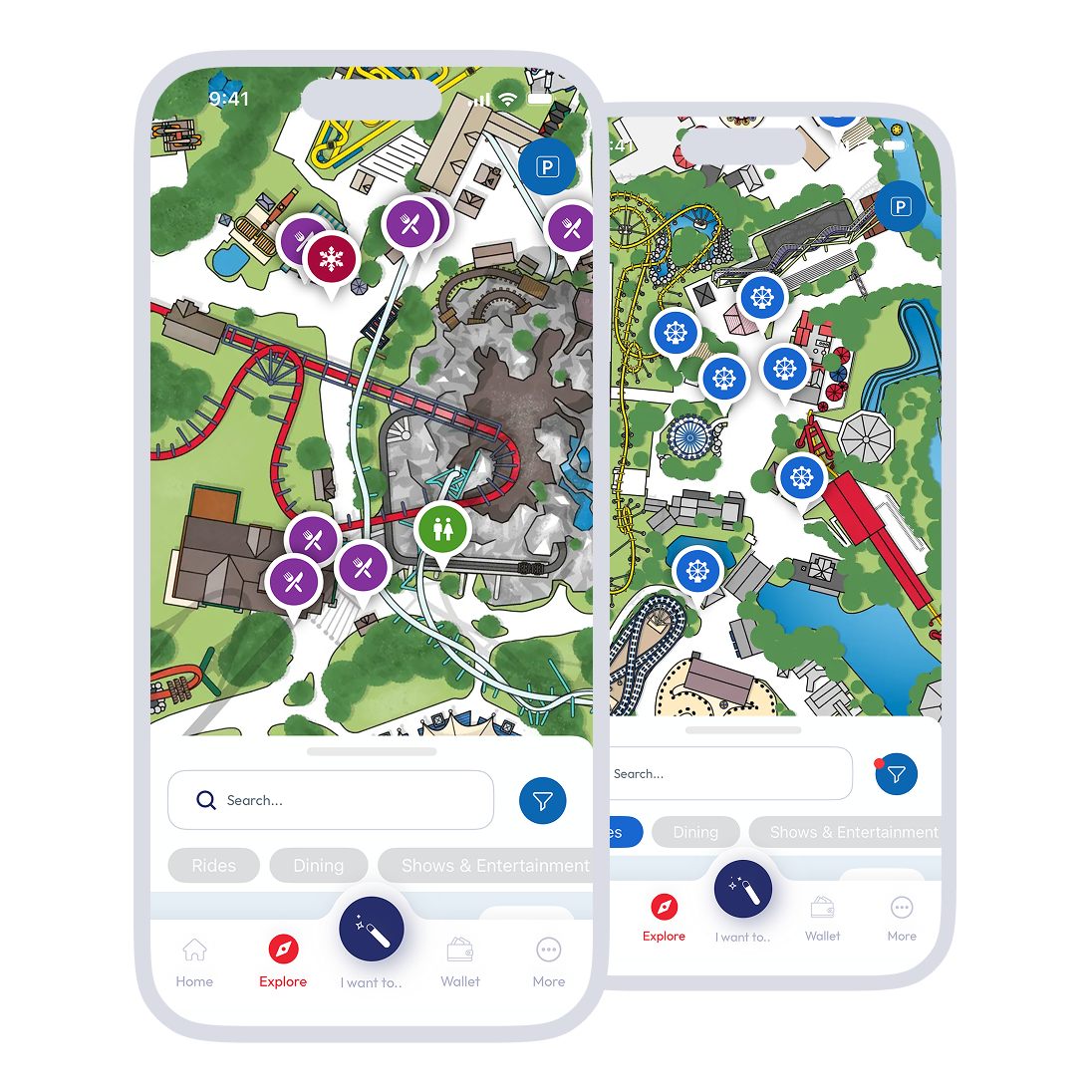 Six Flags mobile app provider