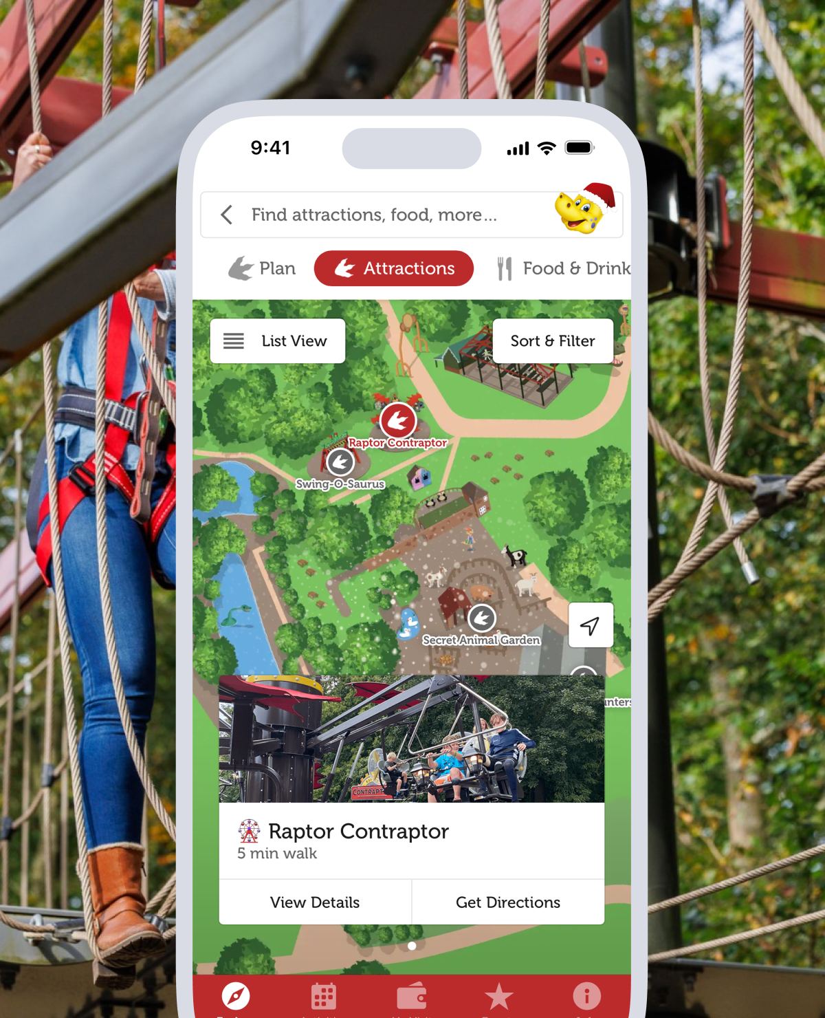 Mobile app for ROAR! Dinosaur Adventure