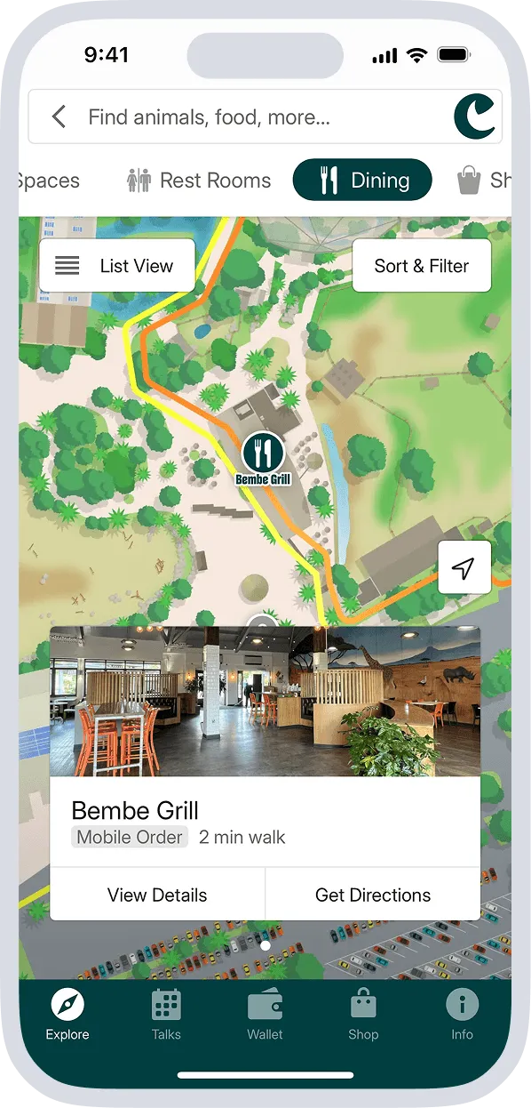 Chester zoo mobile app