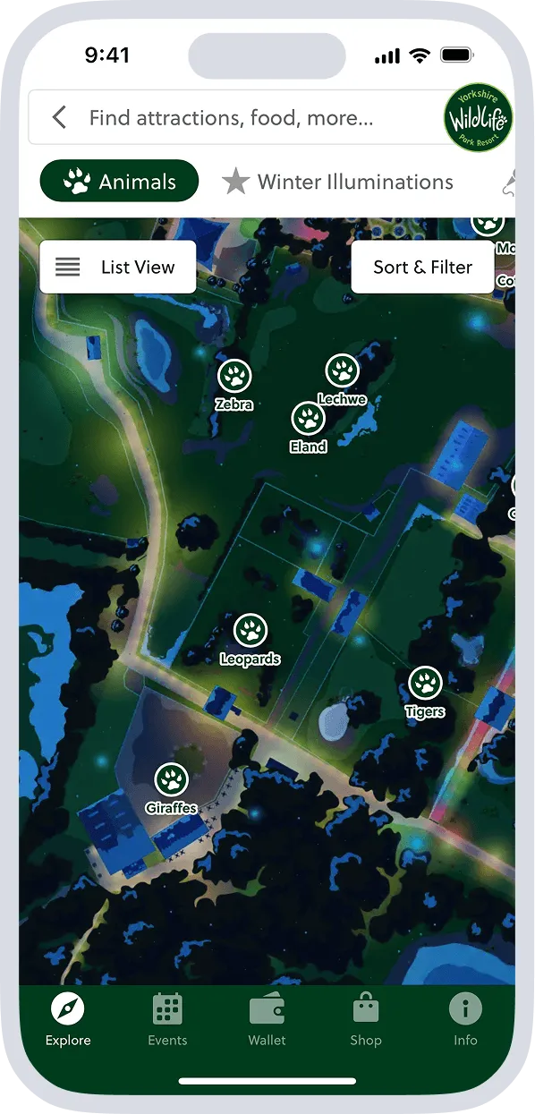 YWP mobile app nightmode