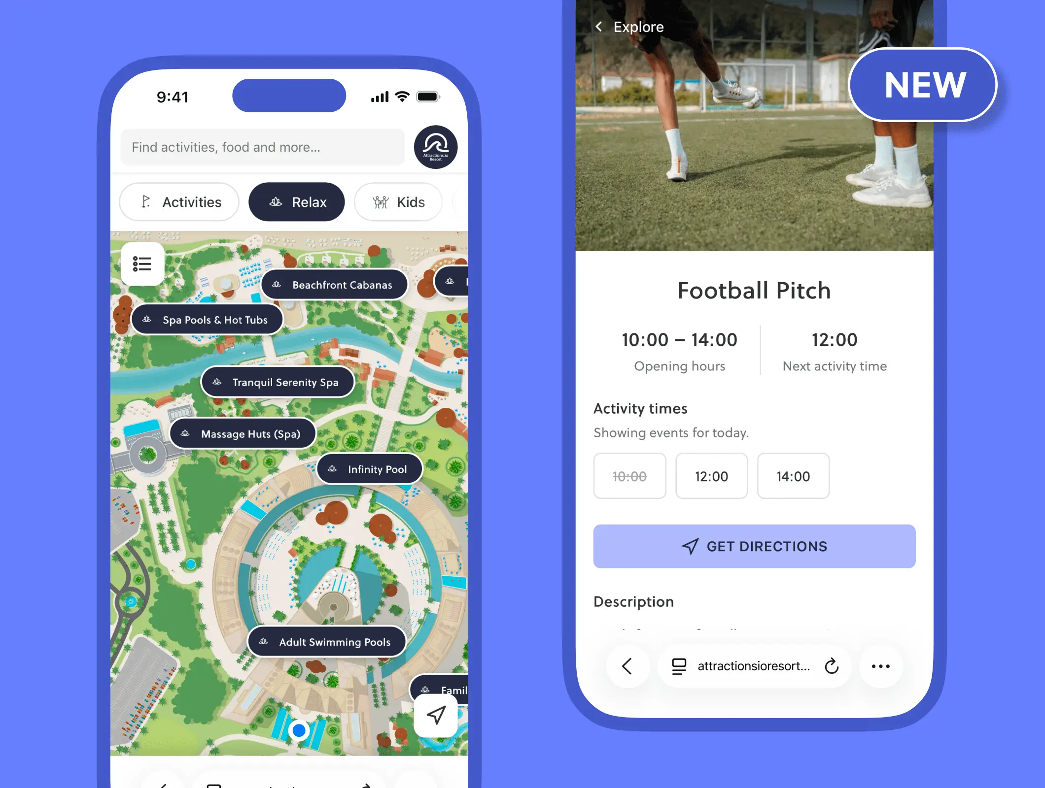 attractions.io mobile app light