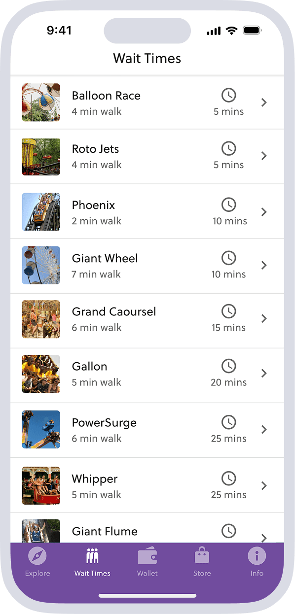 knoebels mobile app example