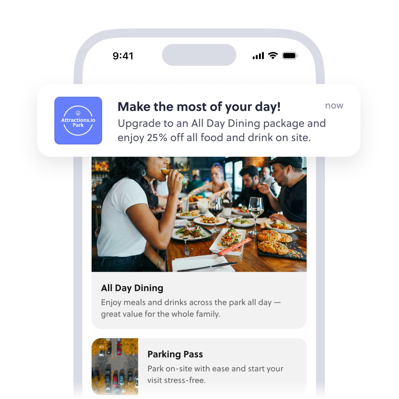 native purchasing shop front and messages