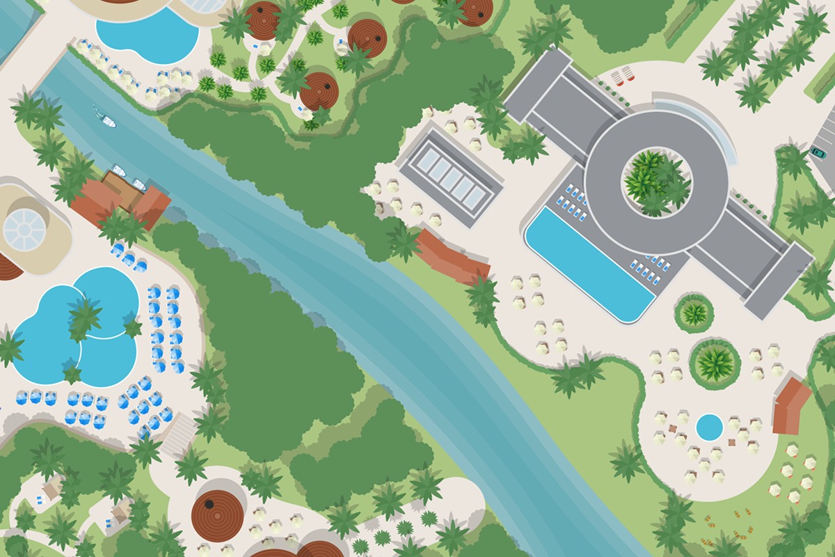 Attractions.io resort mapping example