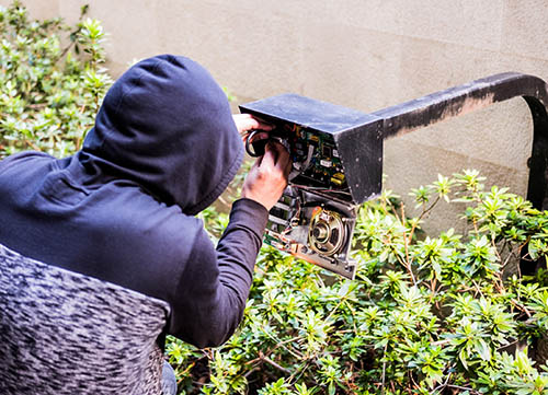Residential gate intercom and access-control equipment