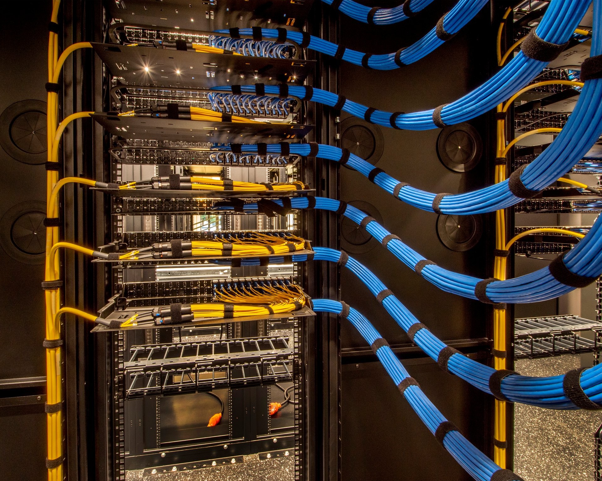 Structured network rack cabling planned as permanent home infrastructure