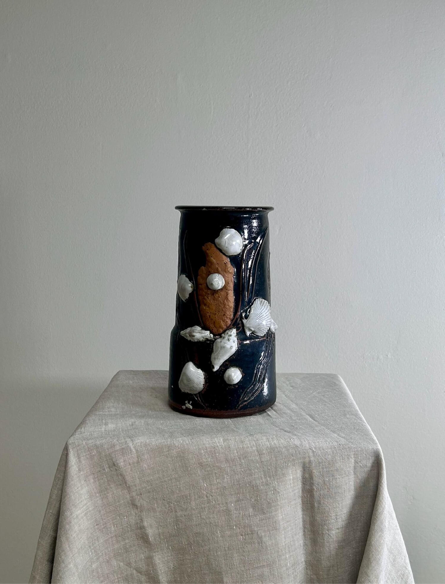 vintage shell pottery