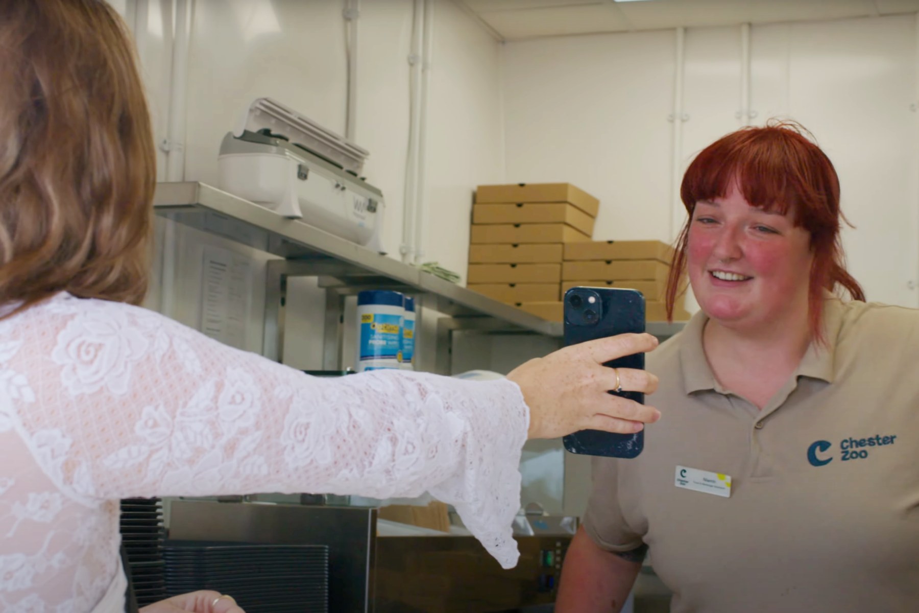Chester Zoo mobile food ordering