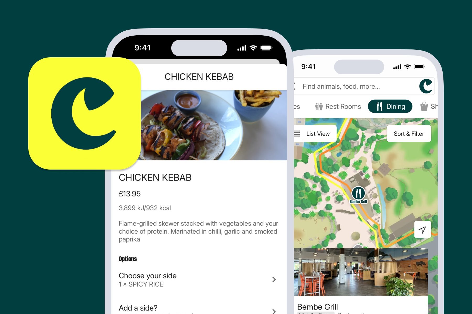 Chester Zoo mobile app example