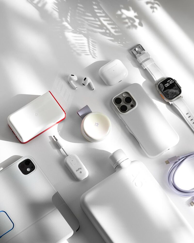 Retail-ready consumer technology stock laid out for fulfilment