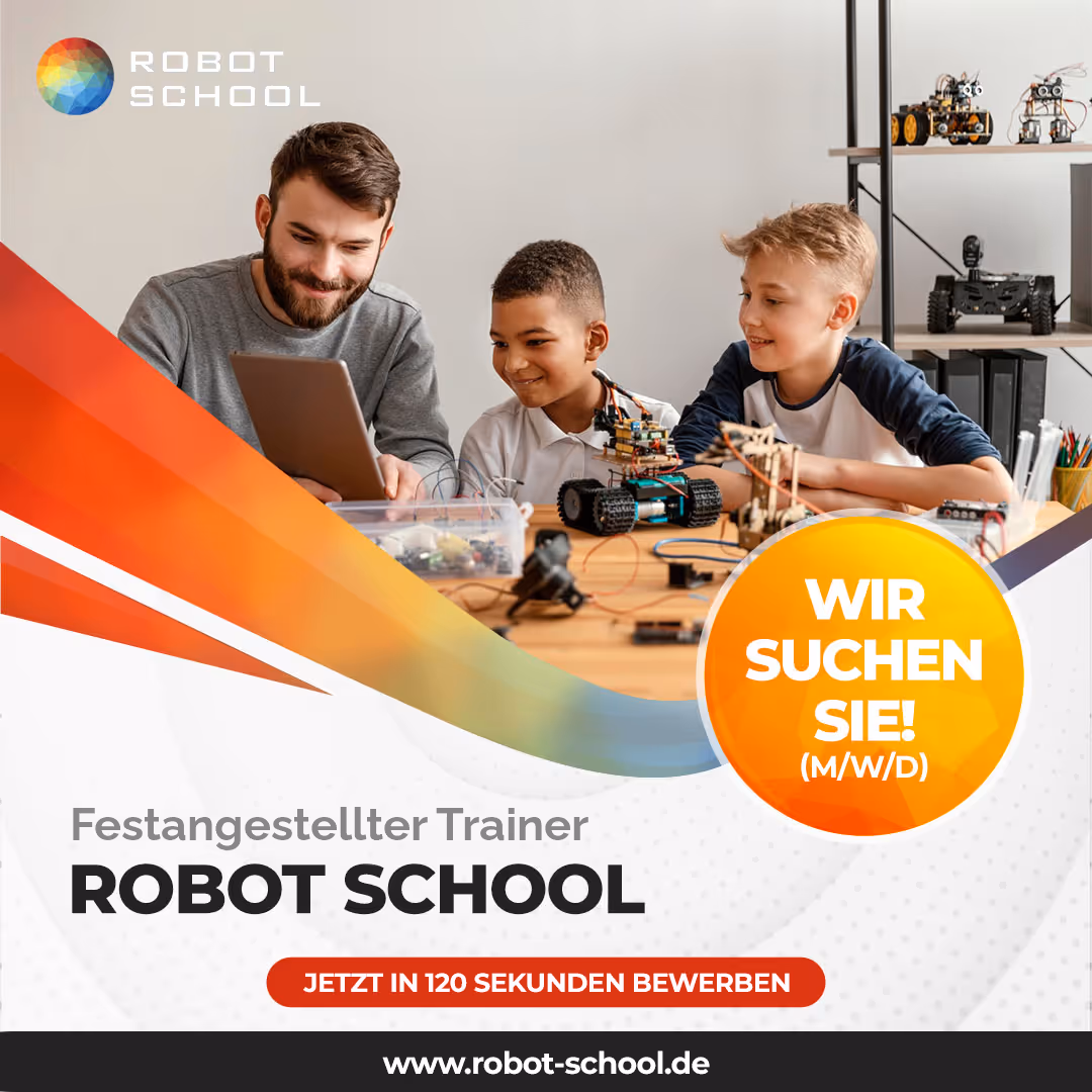 Festanstellung als Trainer. Kinder und Jugendliche in digitalen Medien unterrichten.