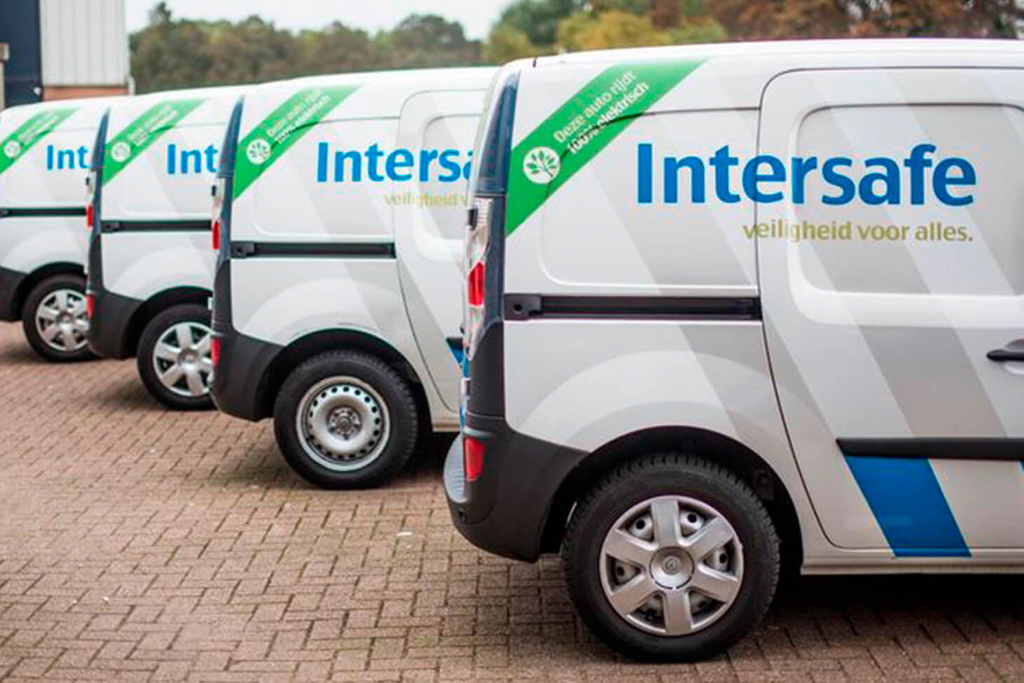 Intersafe wagenpark wrapping