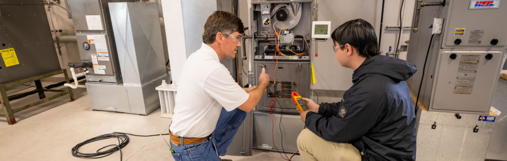 Heating, Ventilation, and Air Conditioning (HVAC) program photograph
