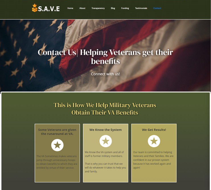 Special Assistance For Veterns