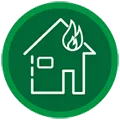 Fire insurance icons