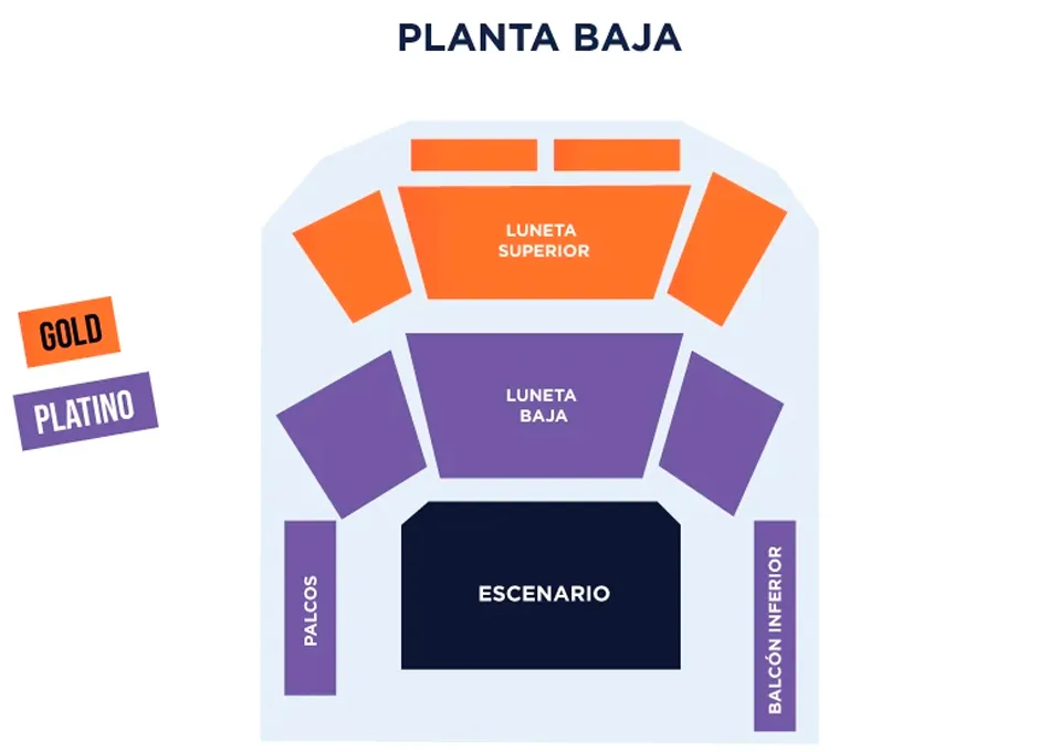 Mapa El Cantoral - planta baja