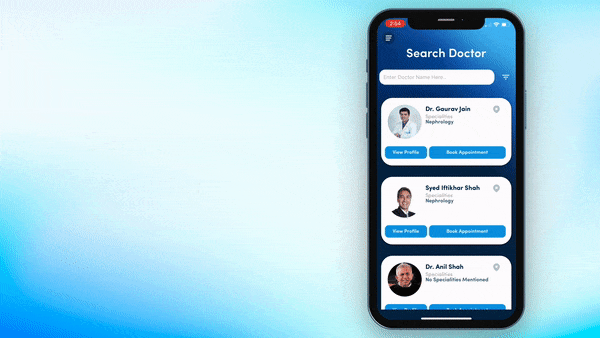 Looping animation design for MayaMD.AI, a digital healthcare platform