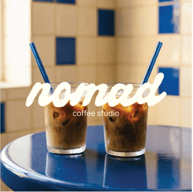 gif featuring nomad branding