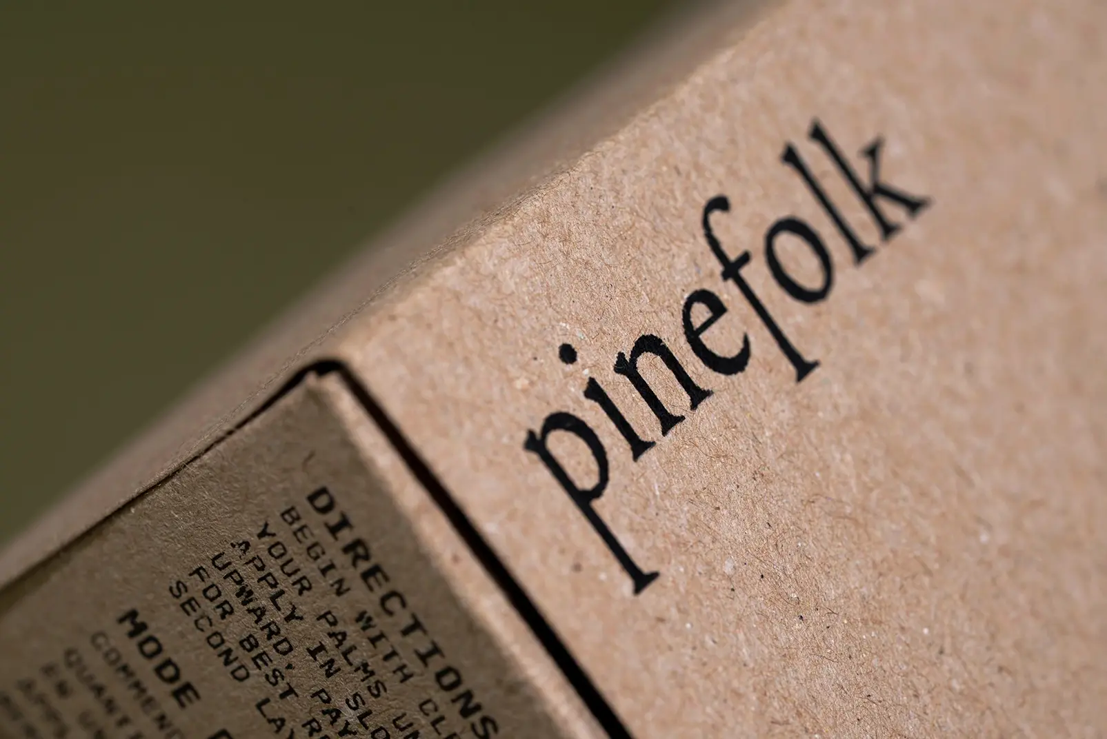 Pinefolk box detail photo