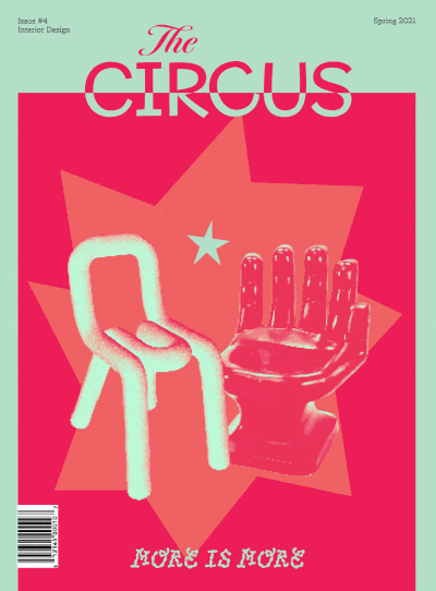 Animation showing multiple covers of the circus magazine