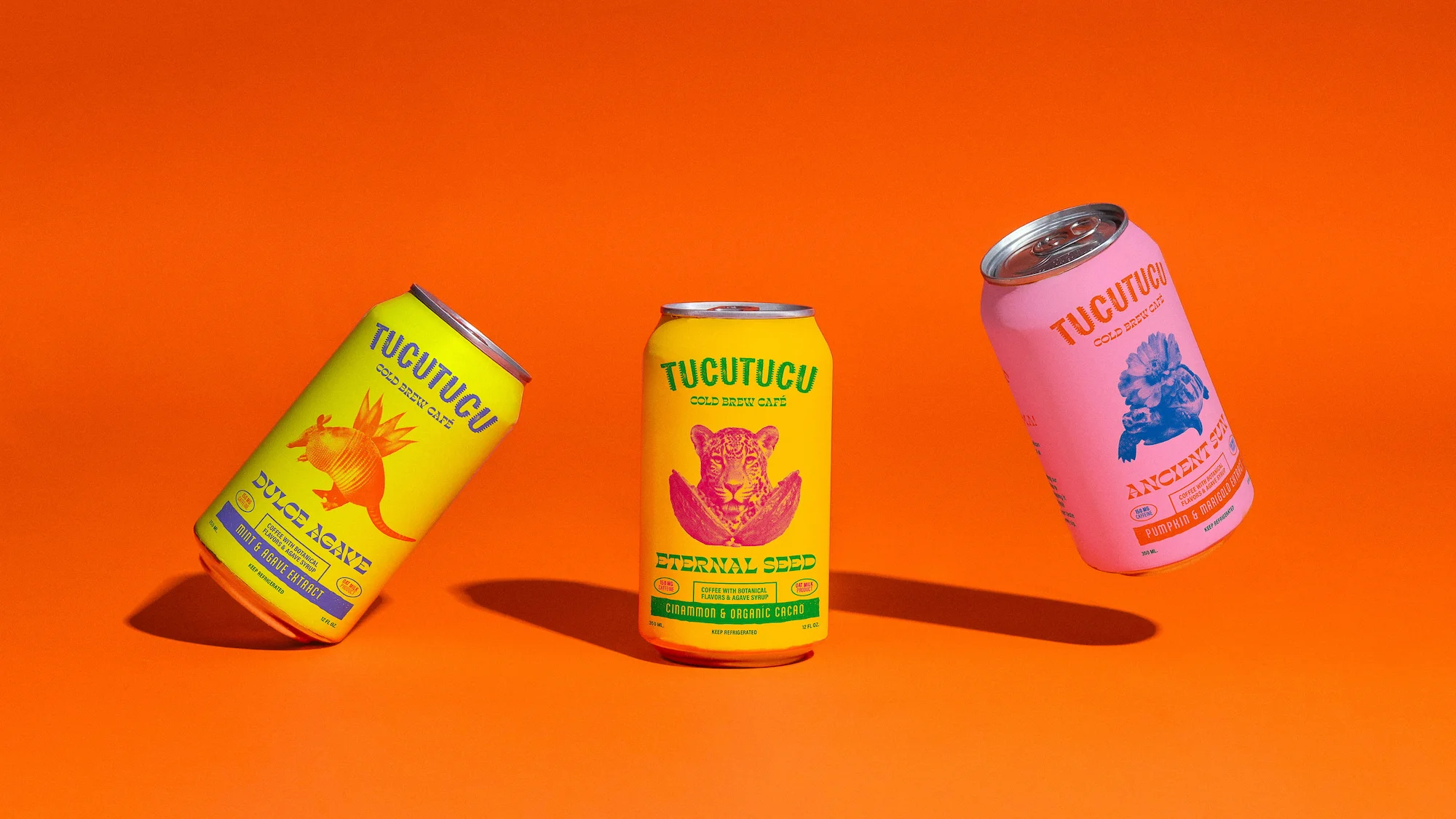 Tucutucu brand can packaging