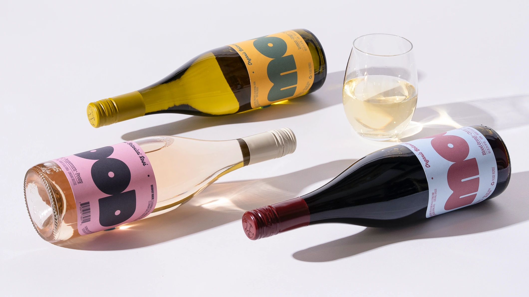 Mood wine brand bottles photo
