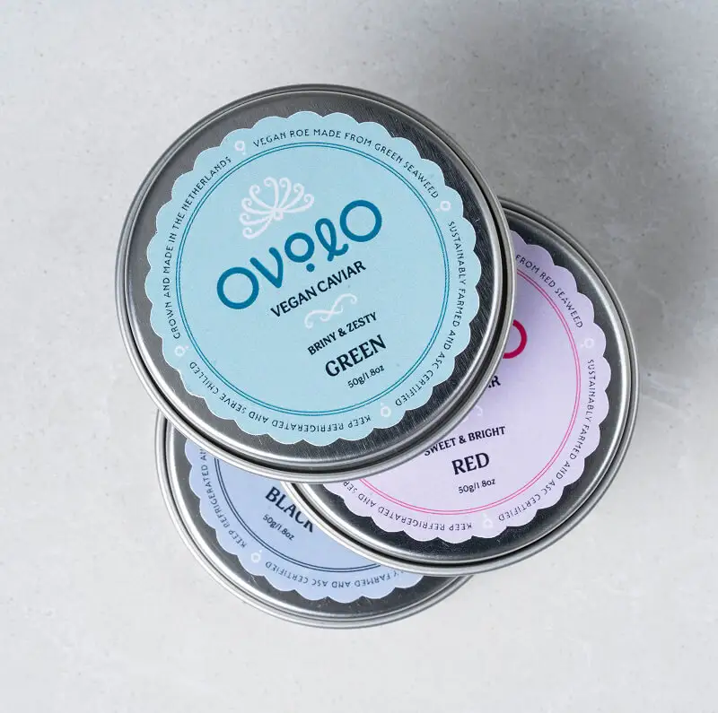 Ovolo Vegan Caviar Brand Packaging